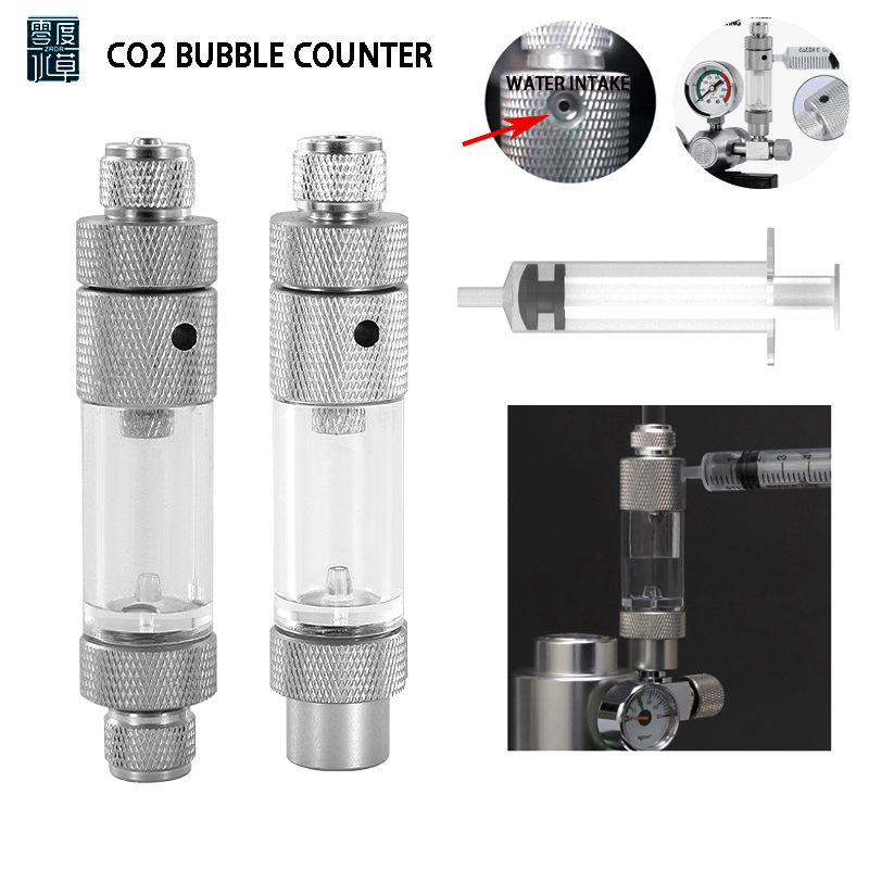 Aquarium Fish To Buy - 水槽用CO2バブルメーター注水式CO2レギュレーター発生器反応システム水槽CO2機器アクセサリー