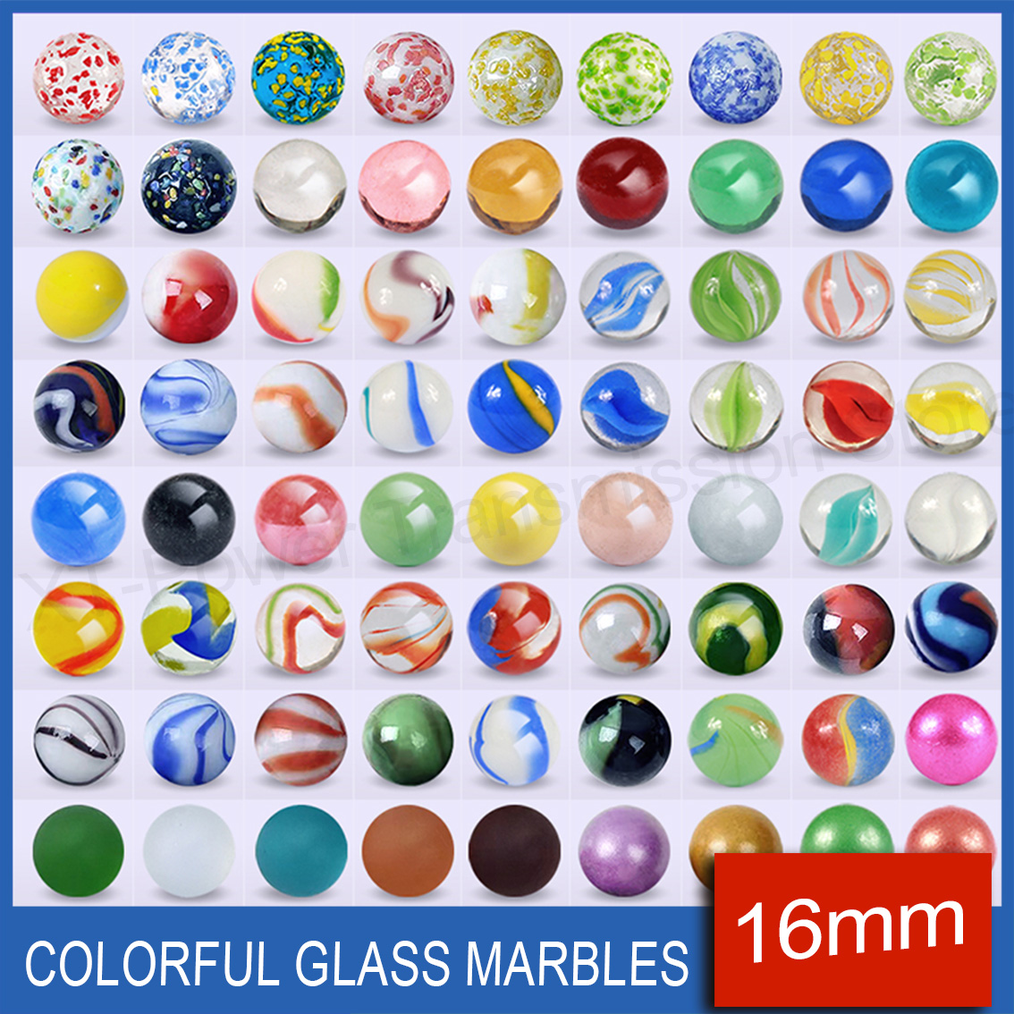 Aquarium Fish Ball - 5～90個入り 16mm カラフルガラスビー玉 おもちゃ 子供用 ビーズボール