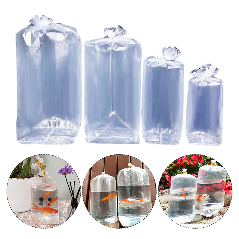 Aquarium Fish Delivery - 水族館用の膨脹可能な呼吸バッグ,輸送用の梱包バッグ,魚のエビ,配達バッグ,ライブ,50個