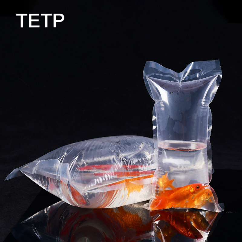 Aquarium Fish Delivery - カスタマイズ可能な透明な装飾のフィッシュポーチ,調整可能なスプール,酸素,送料無料,高押し出しエクスプレス,100個