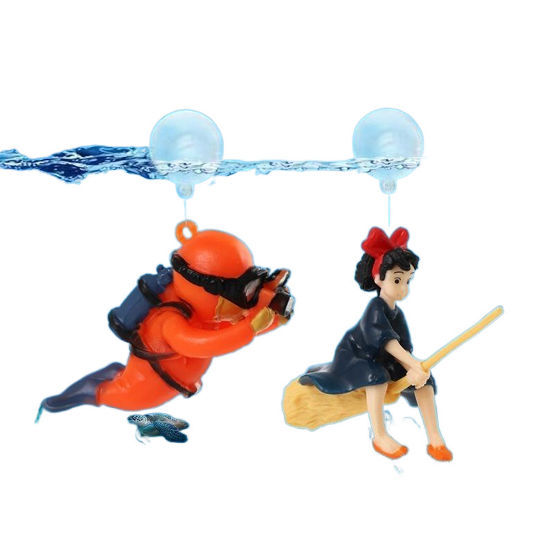 水槽ダイバー装飾品風景装飾水族館ギフト人気のフローティング、 - Aquarium Fish Ball のレビューと価格