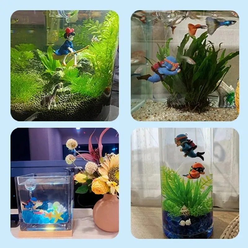 水槽ダイバー装飾品風景装飾水族館ギフト人気のフローティング、 - Aquarium Fish Ball のレビューと価格