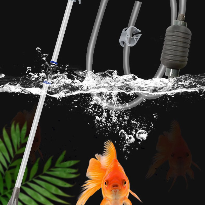 大型水槽用サイフォン式真空砂利/砂洗浄・水交換クリーニングツ - Cleaner Fish Aquarium のレビューと価格