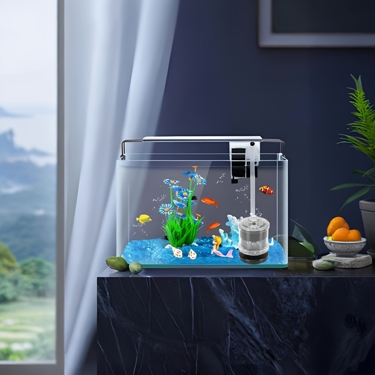 水槽フィルター魚の糞便トイレ糞尿吸引フィルターコレクター水槽 - Aquarium Fish Ball のレビューと価格