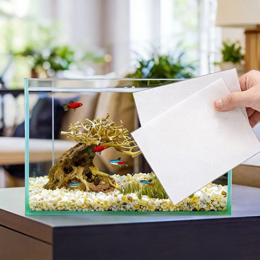 100 個多機能水族館吸収紙フィルター水族館水浄化水族館臭気 - Aquarium Fish Yellow のレビューと価格