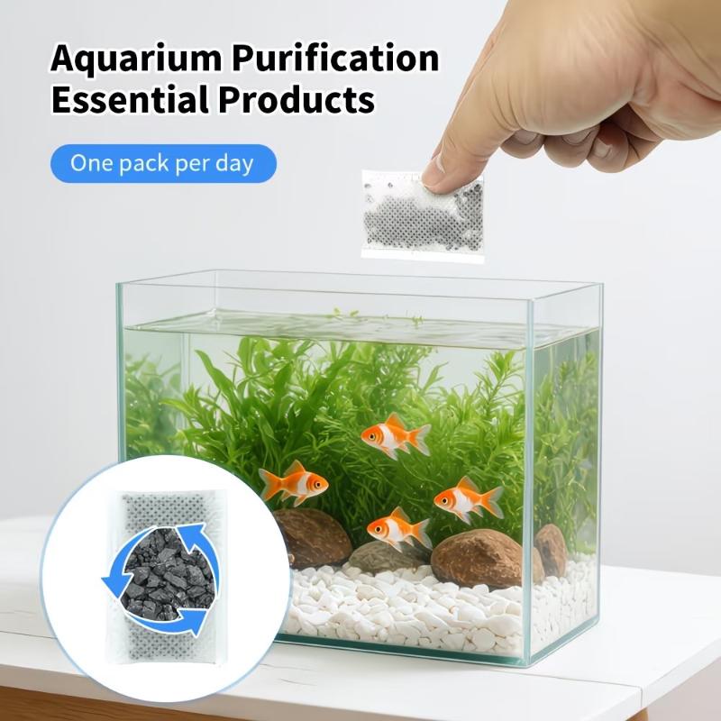 10/20/40 個水族館活性炭バッグ水槽フィルターメディア - Cleaner Fish Aquarium のレビューと価格