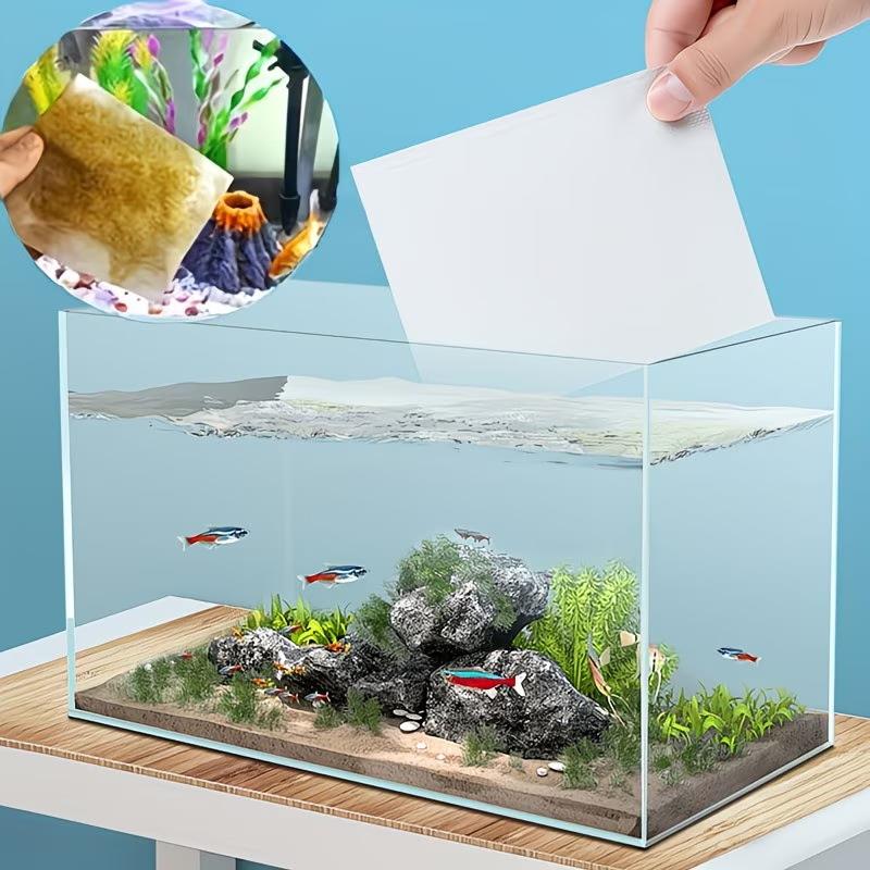 50枚/300枚入り 水槽用 色吸着シート フィルターシート - Aquarium Fish Yellow のレビューと価格