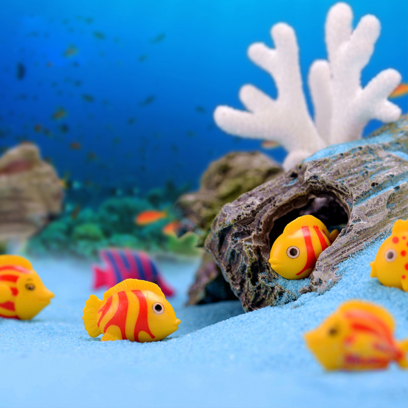 5 個ミニ魚ミニチュア置物海洋動物フィギュア水族館の水槽の装 - Aquarium Mini Fish のレビューと価格
