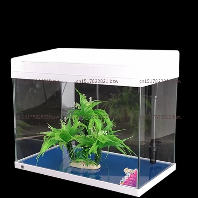 ガラス製水槽 ミニテーブル オフィス/家庭用水槽 - Aquarium Mini Fish のレビューと価格