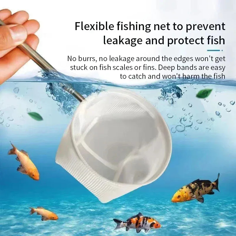 1、2個入りステンレス鋼製釣り用ランディングネット、防錆耐腐 - Aquarium Fish Net のレビューと価格