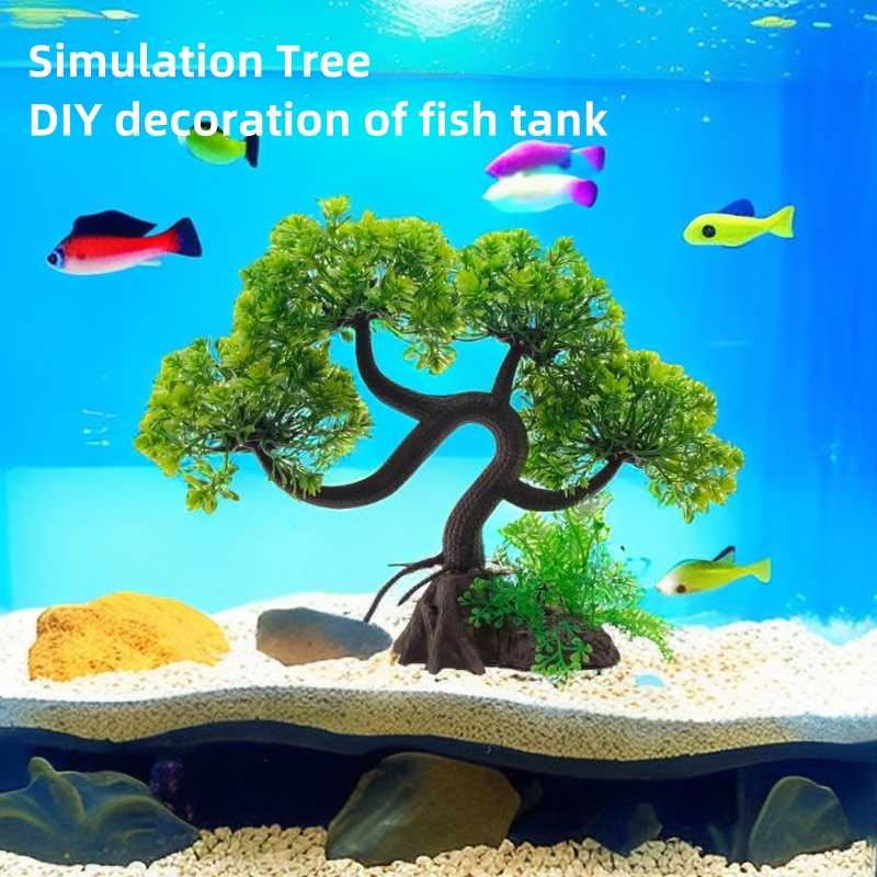 シミュレーション水槽用装飾品、人工水草、水槽用オーナメント、 - Aquarium Fish Big Size のレビューと価格