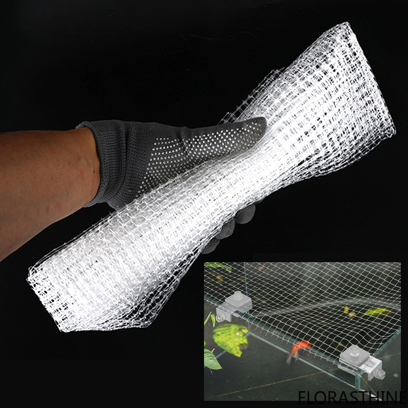 水槽用アンチジャンプネット 透明な目隠しネット 魚のジャンプ - Aquarium Fish Net のレビューと価格