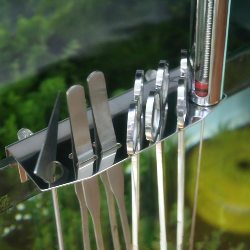 ステンレス製の水族館クリーニングツールホルダー,壁掛け水槽オ - Cleaner Fish Aquarium のレビューと価格