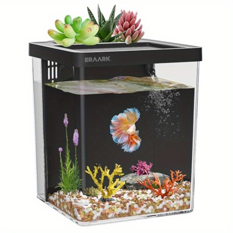 オフィス/自宅用デスクトップ水槽 フィルター付き 初心者向け - Aquarium Fish Keeping のレビューと価格