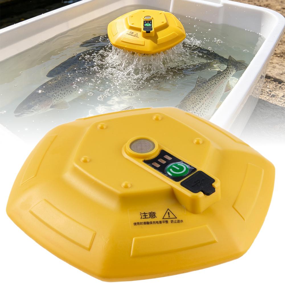 ワイヤレス充電式水槽酸素ポンプ、池の魚輸送や屋外釣り用のフロ - Aquarium Fish To Buy のレビューと価格
