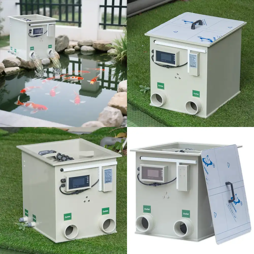 QihangRAS 5300ガロン鯉池用RDFマイクロドラム - Aquarium Fish Usa のレビューと価格
