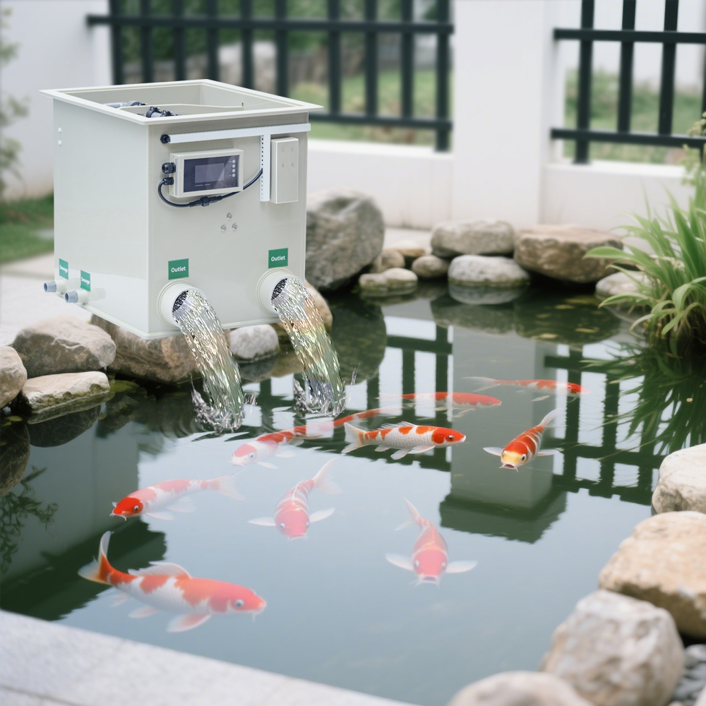 QihangRAS 5300ガロン鯉池用RDFマイクロドラム - Aquarium Fish Usa のレビューと価格