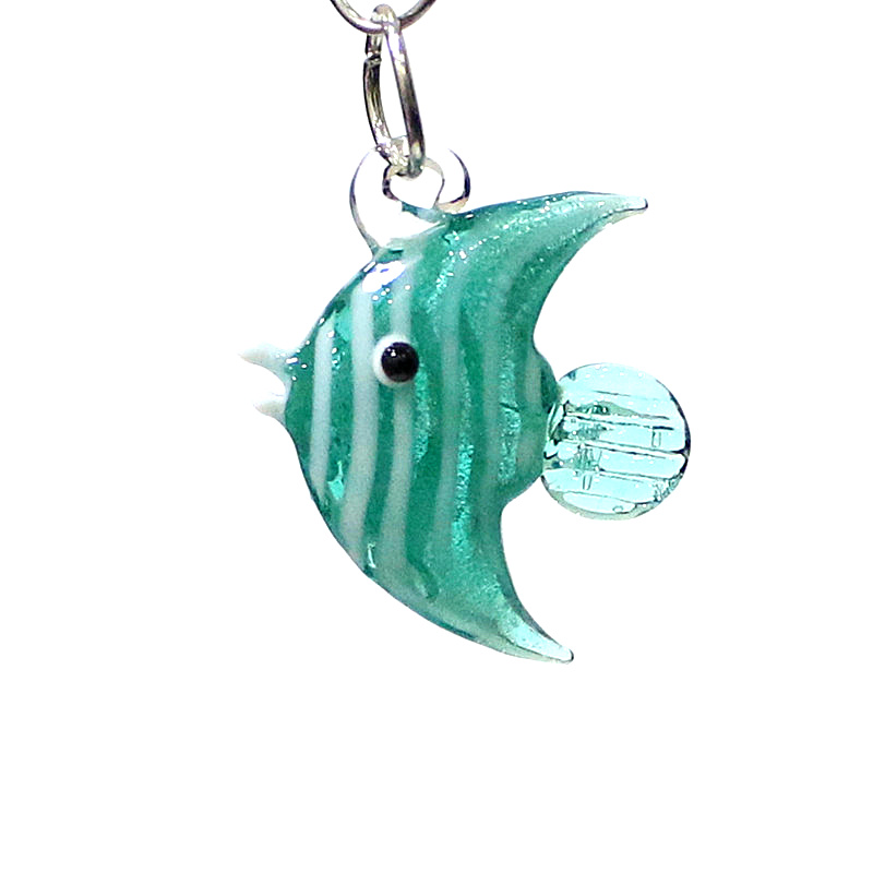 2ピース入りかわいい海鱼魅力ペンダントミニチュアガラス鱼の装 - Aquarium Fish Items のレビューと価格