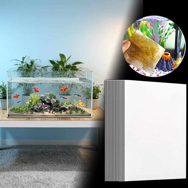 新しい 50/300 個水族館の色吸収シートフィルターシート - Aquarium Fish Yellow のレビューと価格