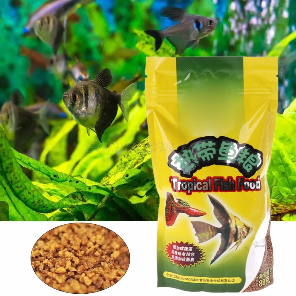 水族館タンク 熱帯魚の餌 小魚の餌 穀物 88g おいしい餌 - Aquarium Fish Items のレビューと価格