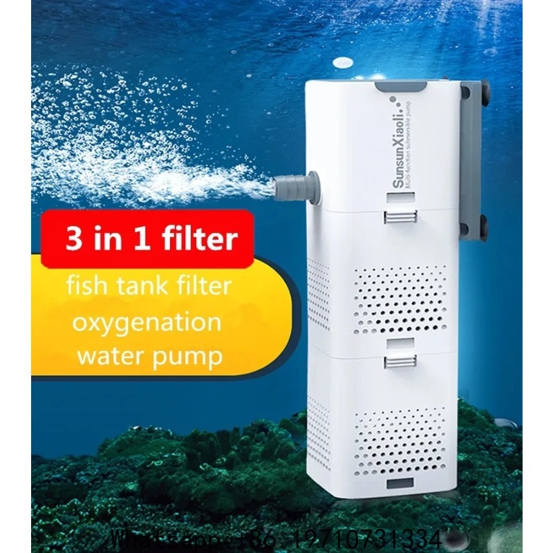 SUNSUN 3 in 1水槽フィルター ミニ水槽フィルター - Aquarium Mini Fish のレビューと価格