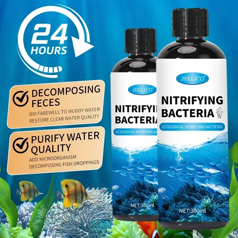 硝化菌液体水槽浄水器水族館養魚医療用品金魚鉢水処理製品 - Aquarium Fish Items のレビューと価格