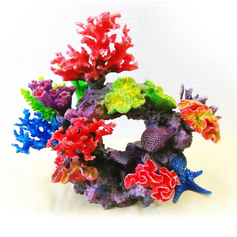 水槽用人工サンゴ 18.11インチ ビッグサイズ装飾 水槽用 - Aquarium Fish Big Size のレビューと価格