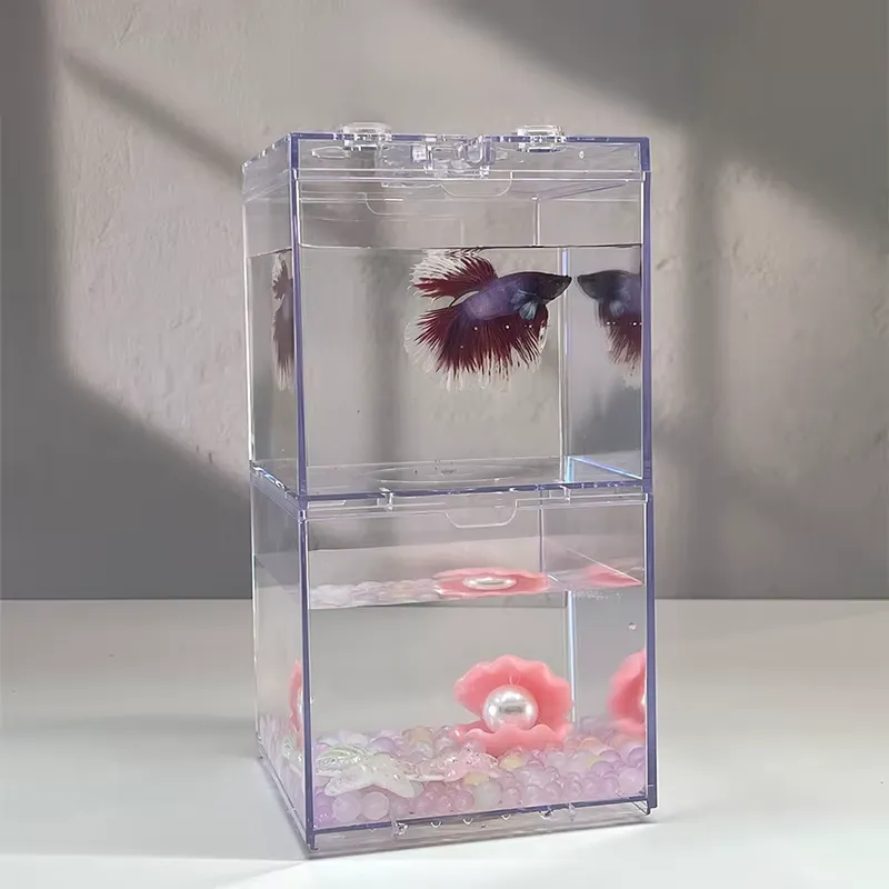 リラックスラインズ ミニ水槽ボックス テーブルデコレーション - Aquarium Mini Fish のレビューと価格
