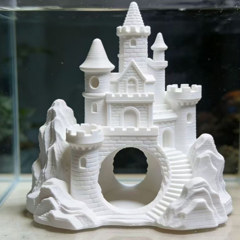 おとぎ話の城 3D プリント水族館の隠れ家セーフハウス水槽爬 - Aquarium Fish Hideout のレビューと価格
