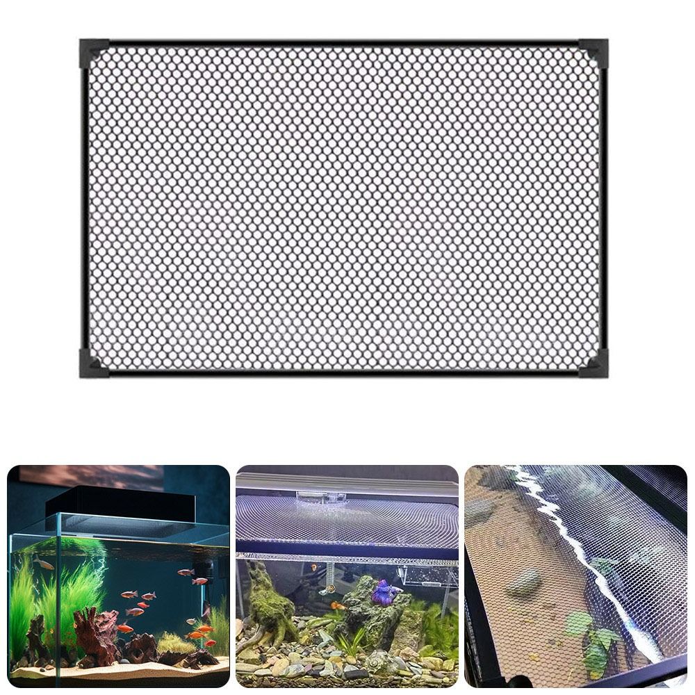耐久性のある磁気水槽蓋カバー DIY 簡単設置水槽アンチジャ - Aquarium Fish Net のレビューと価格