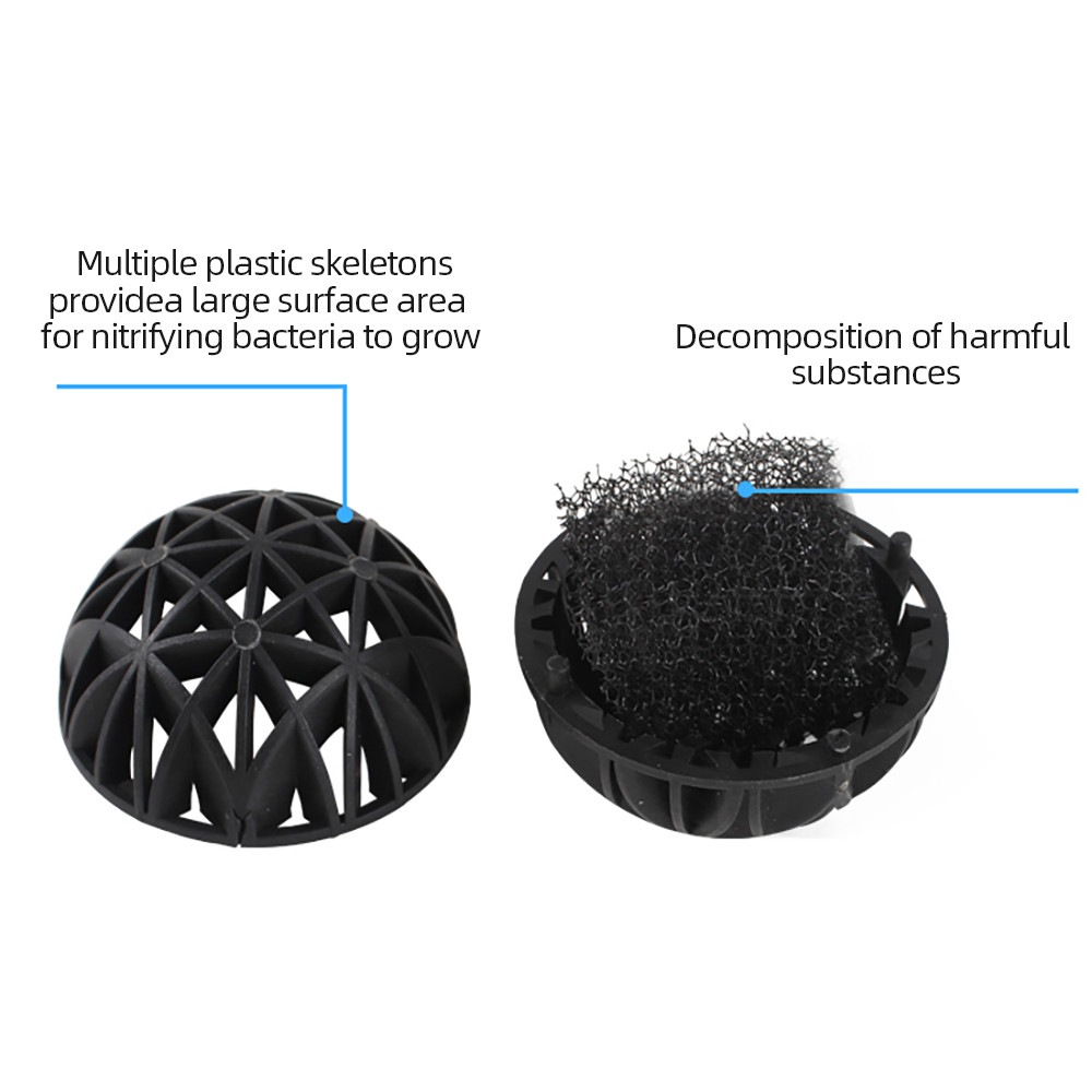 水槽、ウェットおよびドライ水族館用の生物学的ボール、キャニス - Aquarium Fish Ball のレビューと価格