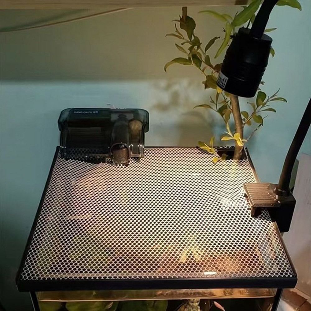 耐久性のある磁気式水槽蓋カバー DIY 簡単設置 水槽飛び出 - Aquarium Fish Net のレビューと価格