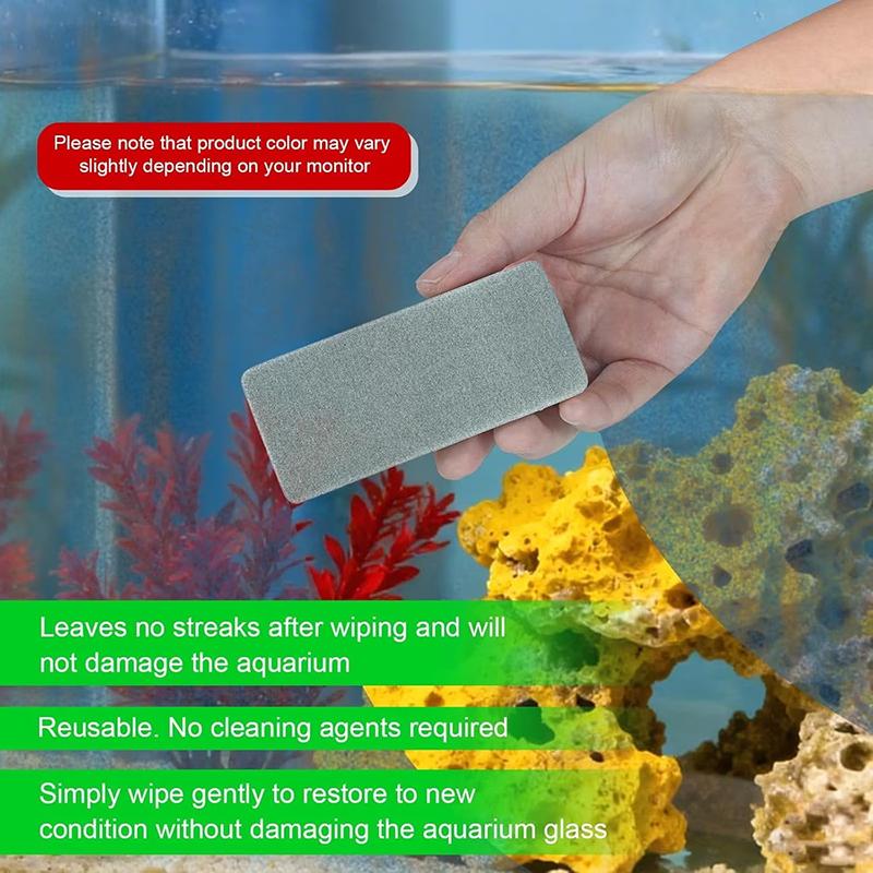 2/4個入り 両面水槽スポンジブラシ 魚水槽ガラスクリーナー - Aquarium Fish Usa のレビューと価格