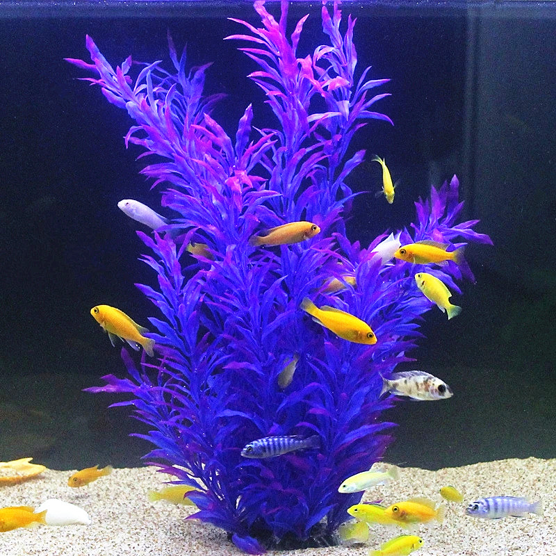 人工水槽50cm,珍しい植物,水族館,偽の竹の葉,水草,プラ - Aquarium Fish To Buy のレビューと価格