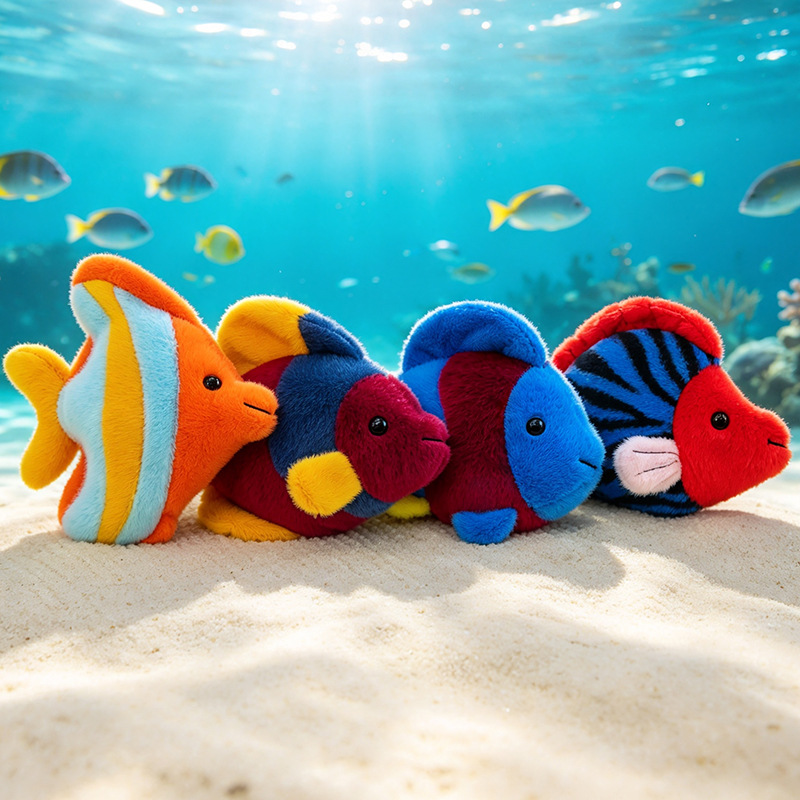 面白いクマノミのぬいぐるみ、漫画の熱帯魚のぬいぐるみ、水族館 - Aquarium Fish Keeping のレビューと価格