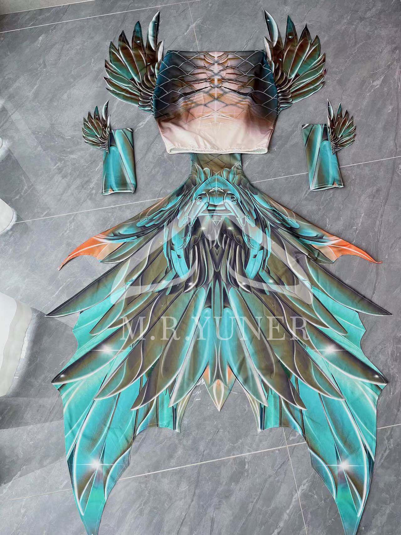 オリジナルマーメイドビッグフィッシュテールカップルスタイル水 - Aquarium Fish Usa のレビューと価格