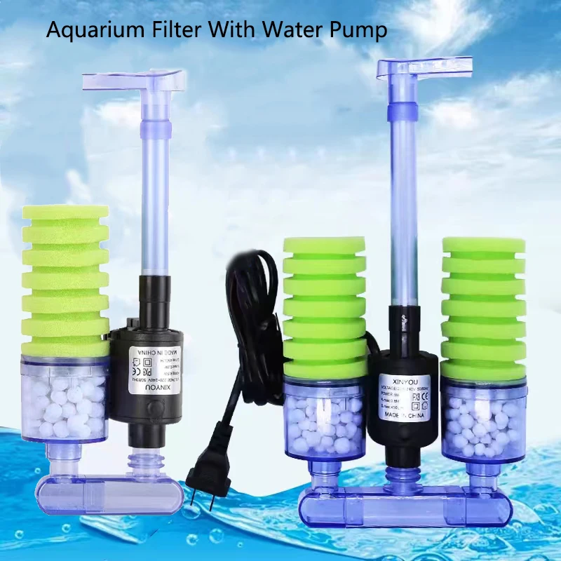 水族館フィルター水槽用ポンプエアポンプスキマー生化学スポンジ - Aquarium Fish Ball のレビューと価格